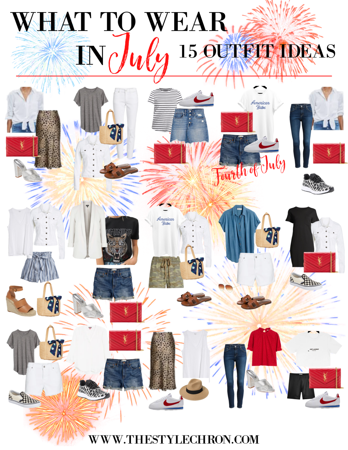 What to Wear in July - 15 Outfit Ideas - Outfit Pairings
